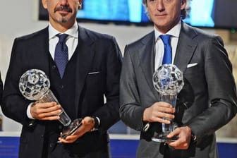 Gianluca Vialli (l) und Roberto Mancini sind beste Freunde.