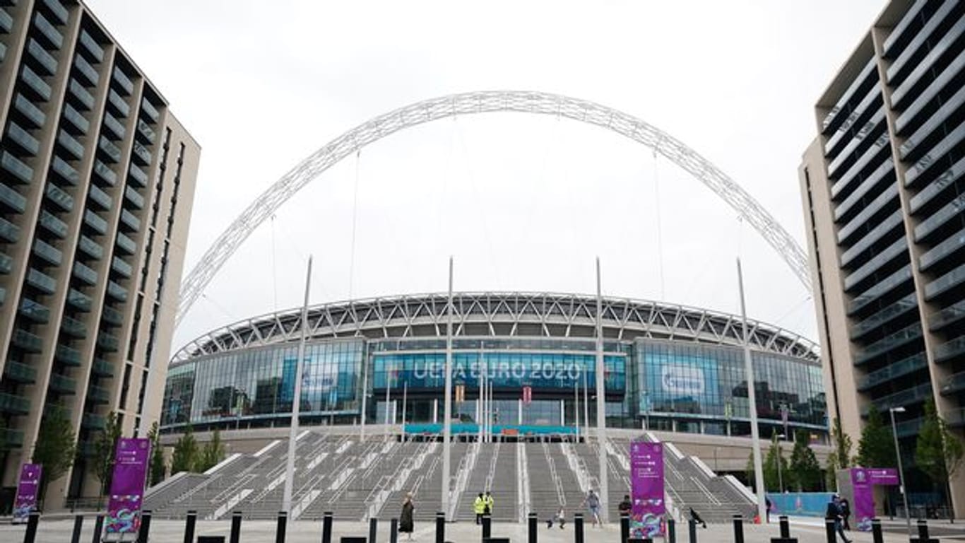 Der Ort des Endspiels: Das Londoner Wembley-Stadion.