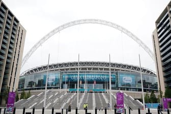 Der Ort des Endspiels: Das Londoner Wembley-Stadion.