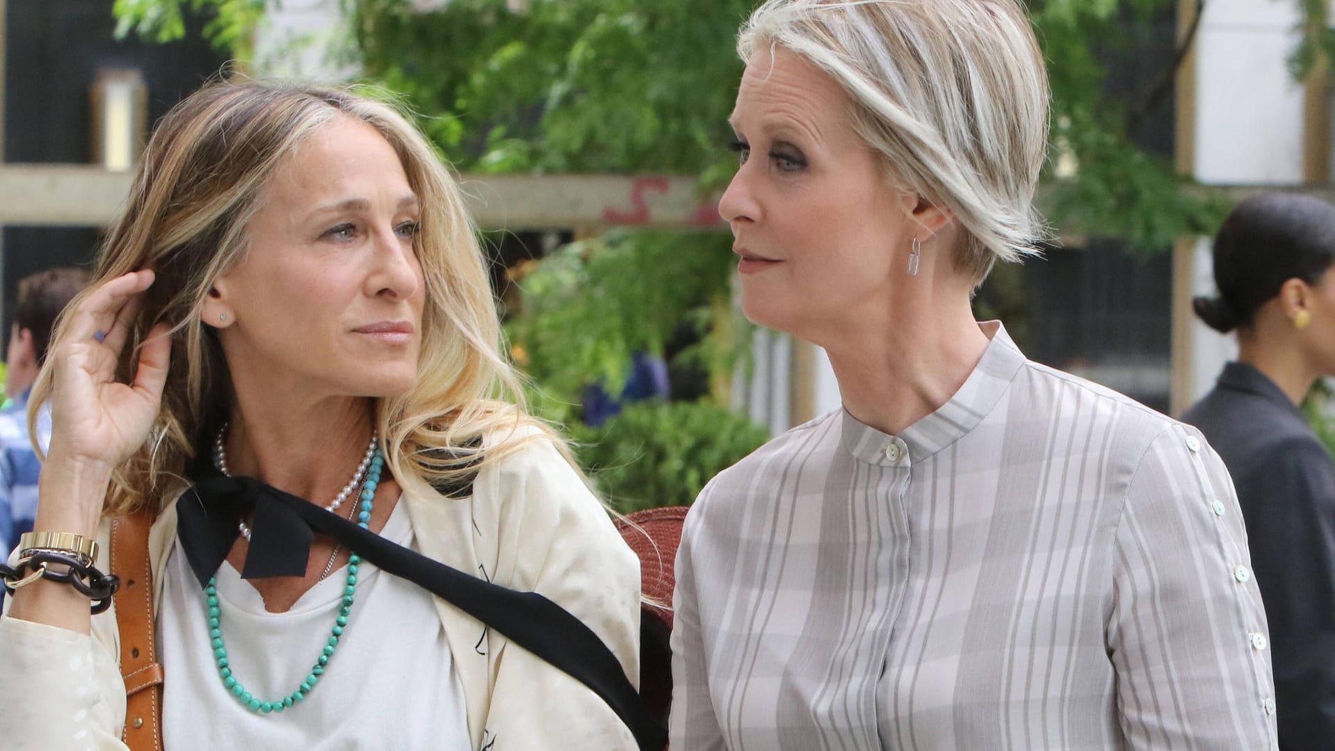 Sarah Jessica Parker und Cynthia Nixon: Sie drehen die ersten Szenen für das "Sex and the City"-Spin-off.