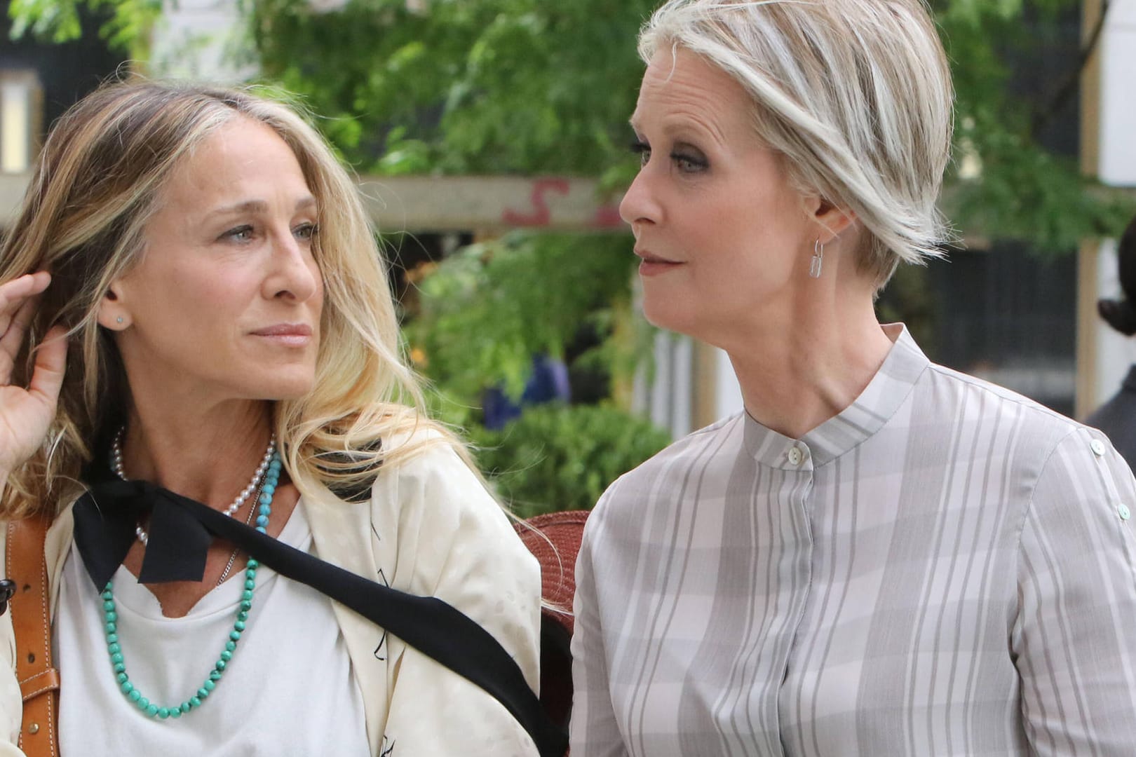 Sarah Jessica Parker und Cynthia Nixon: Sie drehen die ersten Szenen für das "Sex and the City"-Spin-off.