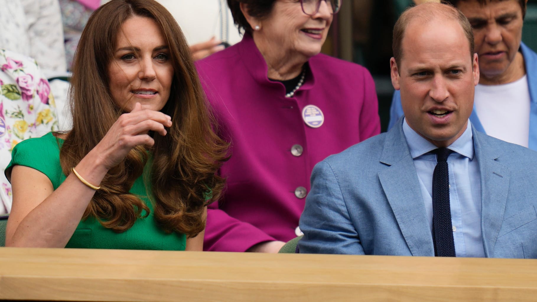 Herzogin Kate und Prinz William: Die Royals besuchten das Wimbledon-Finale der Damen. Herzogin Kate und Prinz William: Die Royals besuchten das Wimbledon-Finale der Damen.