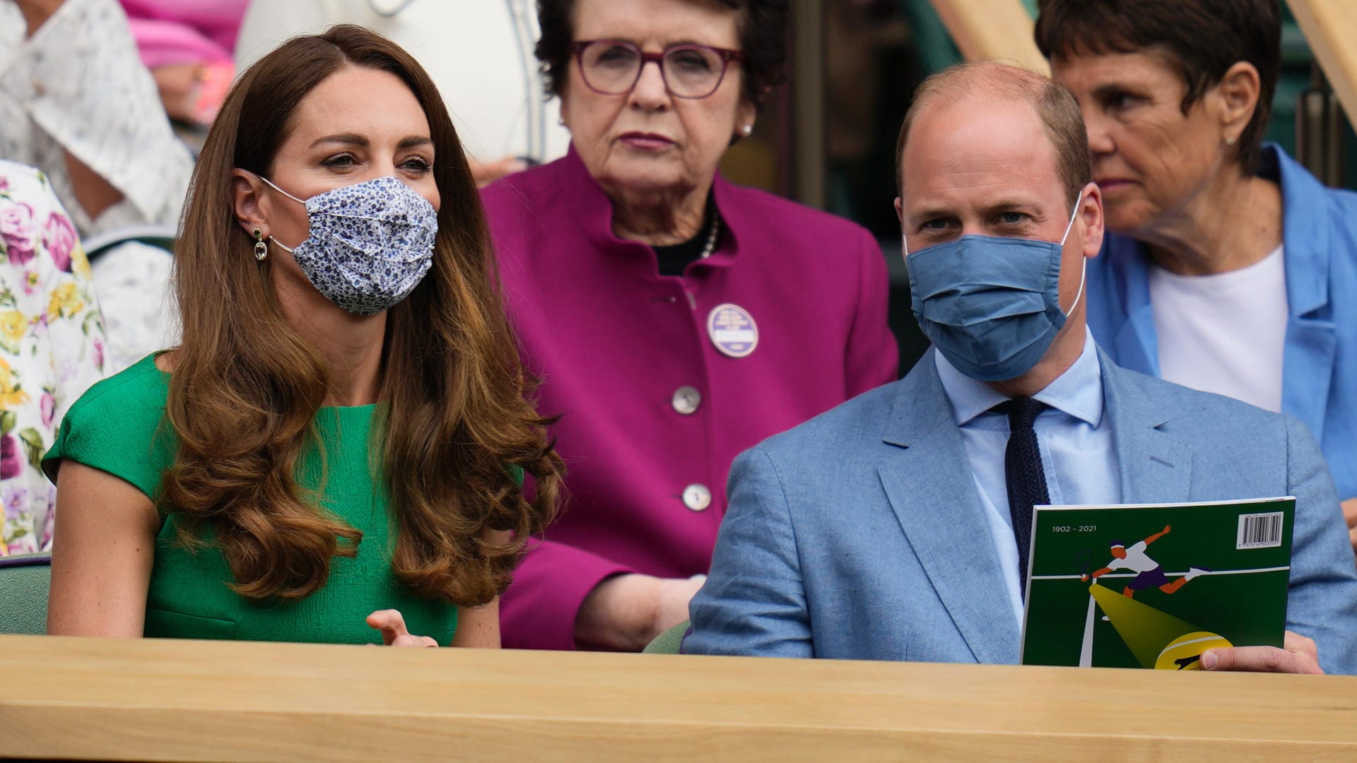 Anfangs trugen die beiden noch Masken.