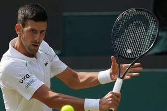 Im Wimbledon-Finale der Herren trifft der Serbe Novak Djokovic auf den Italiener Matteo Berrettini.