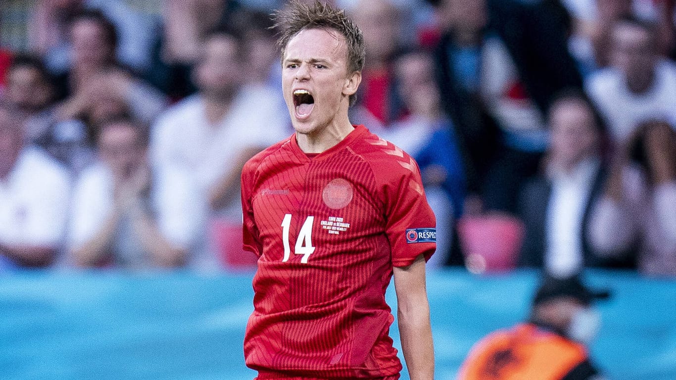 Mikkel Damsgaard: Der Däne hat gegen England bei der EM getroffen.