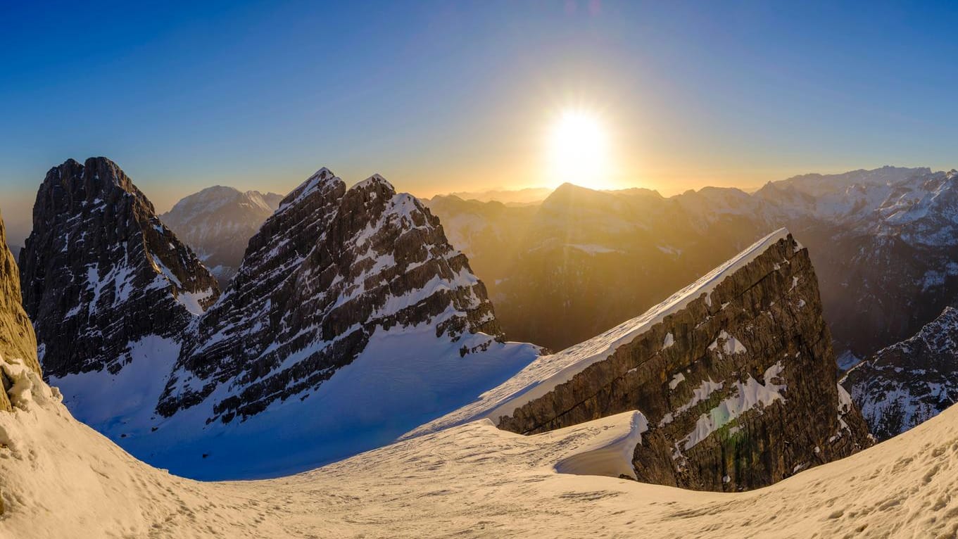 Bergkette mit dem kleinen Watzmann: In der Region gab es in dieser Woche mehrere tödliche Unfälle.