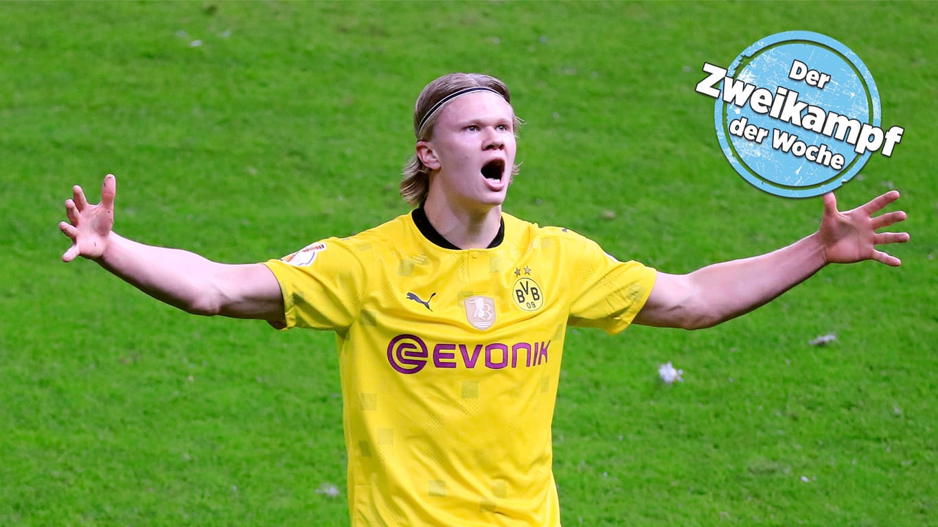 Erling Haaland: Der junge Norweger steht noch bis 2024 bei Borussia Dortmund unter Vertrag.