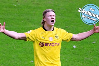 Erling Haaland: Der junge Norweger steht noch bis 2024 bei Borussia Dortmund unter Vertrag.