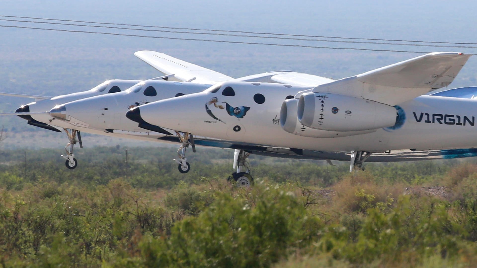 Startschuss für den Weltraumtourismus. Milliardär Richard Branson fliegt mit dem Raumschiff "VSS Unity" ins All. Die Bilder des Flugs sehen Sie in unserer Fotoshow.