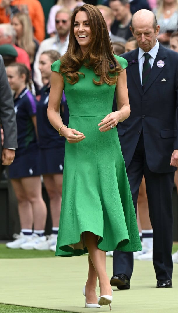 Am Samstag entschied sich Herzogin Kate für einen Look in Grün.