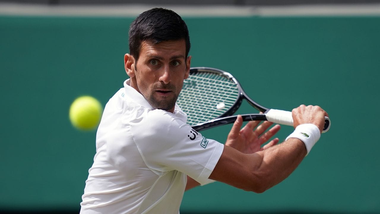 Wimbledon-Sieger 2021: Der Weltranglistenerste Novak Djokovic. Wimbledon-Sieger 2021: Der Weltranglistenerste Novak Djokovic.