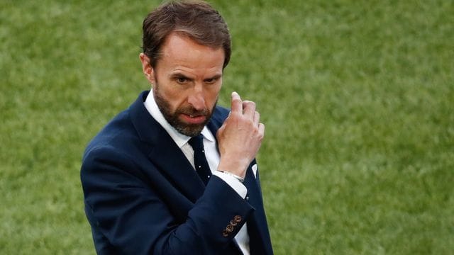 Stellt gegen Italien überraschend auf Dreierkette um: Englands Nationaltrainer Gareth Southgate. Stellt gegen Italien überraschend auf Dreierkette um: Englands Nationaltrainer Gareth Southgate.
