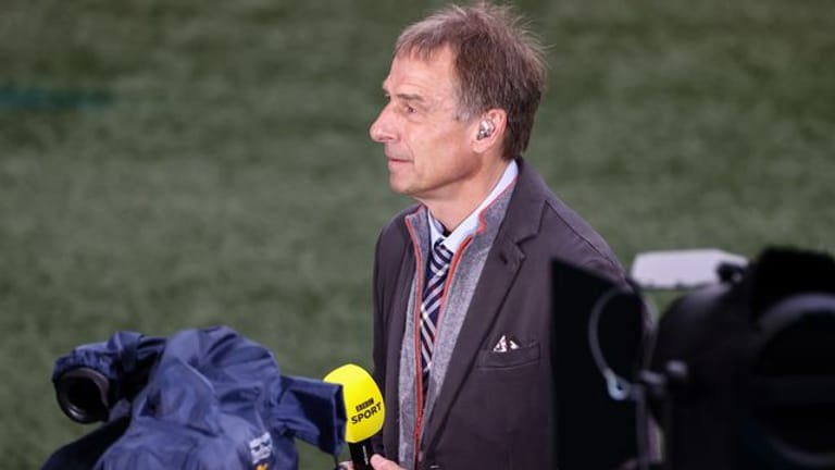 Ließ keinen Zweifel, zu wem er im Endspiel hält: "Mein Herz gehört England", sagte der frühere Bundestrainer Jürgen Klinsmann.