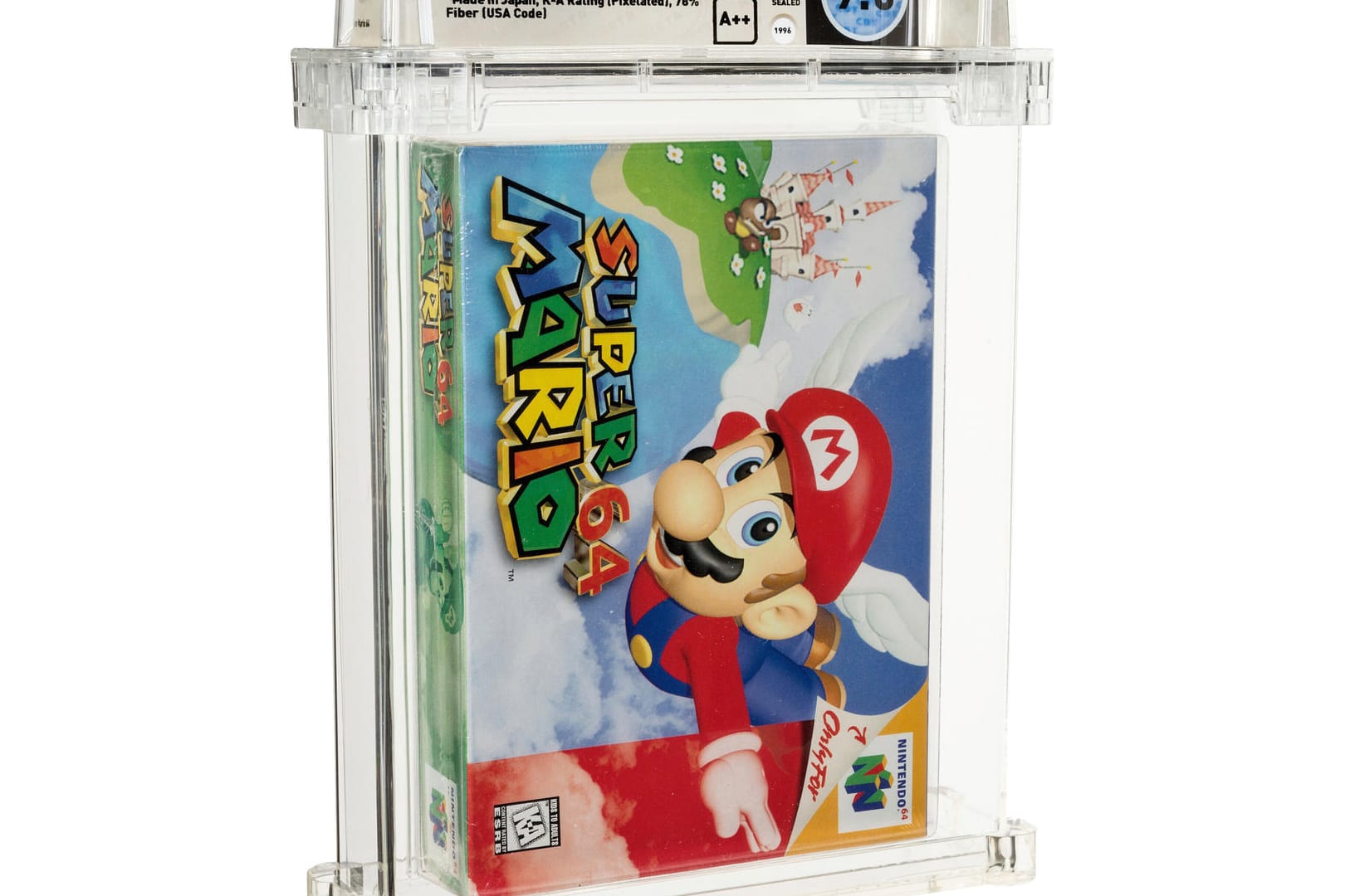 "Super Mario 64": Die Kassette erzielte bei einer Auktion rund 1,31 Millionen Euro.