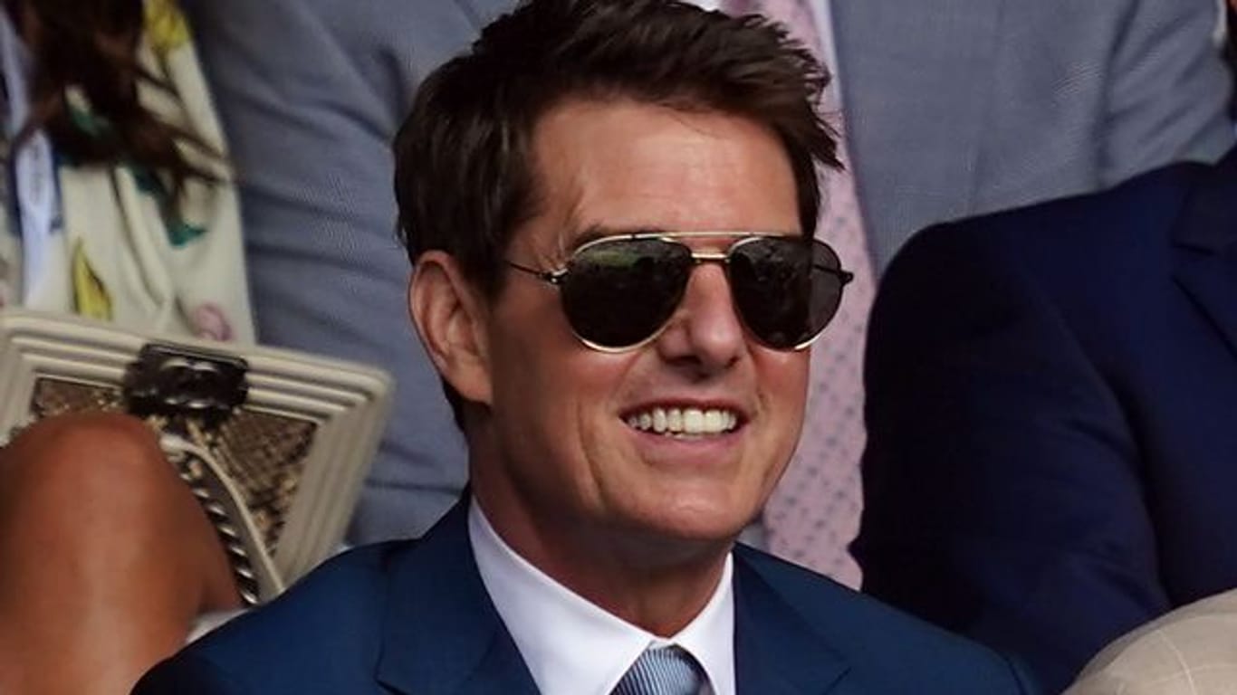 Tom Cruise beim Finale von Wimbledon.