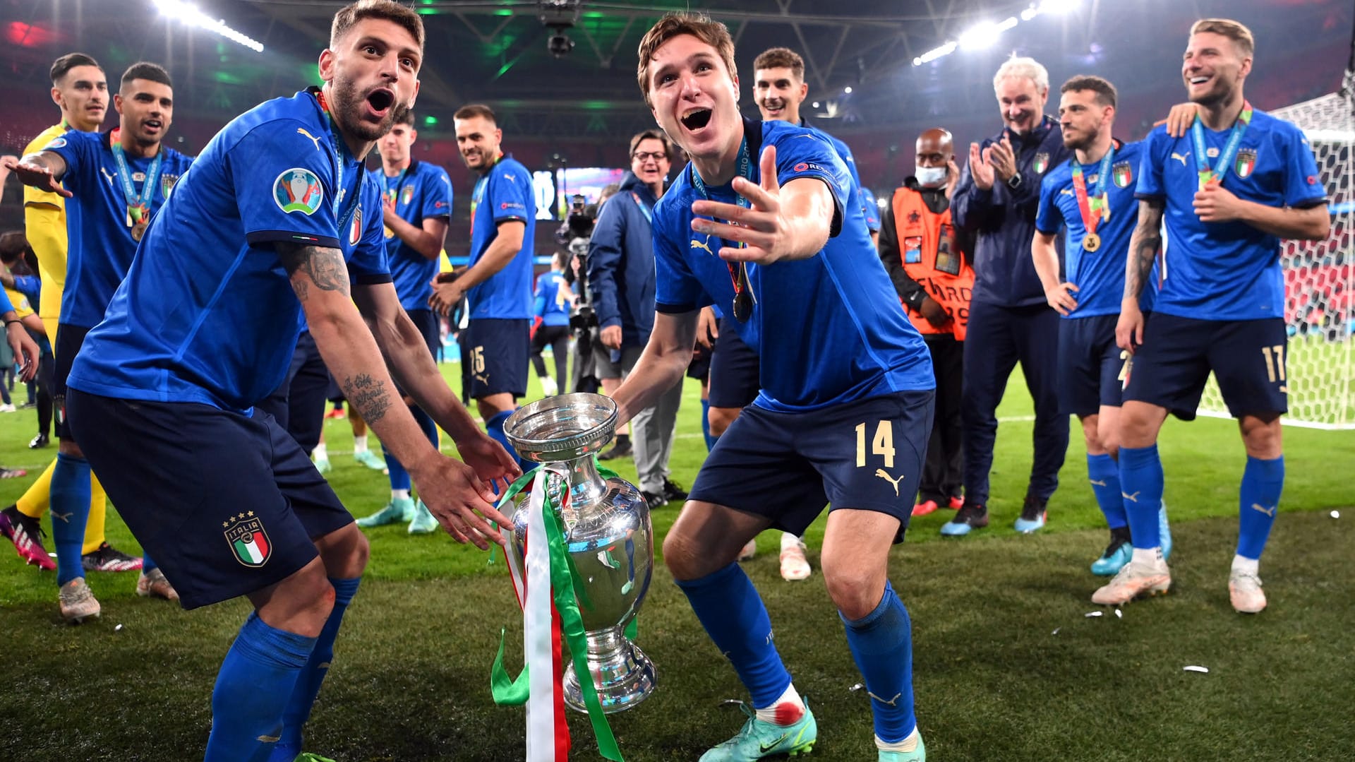 Federico Chiesa (r.): Der 23-Jährige war einer der entscheidenden Akteure auf Italiens Weg zum EM-Titel.