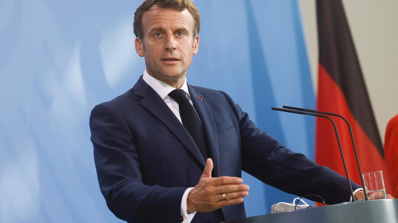 Der französische Präsident Emmanuel Macron: Gesundheitspersonal ist künftig verpflichtet, sich impfen zu lassen.