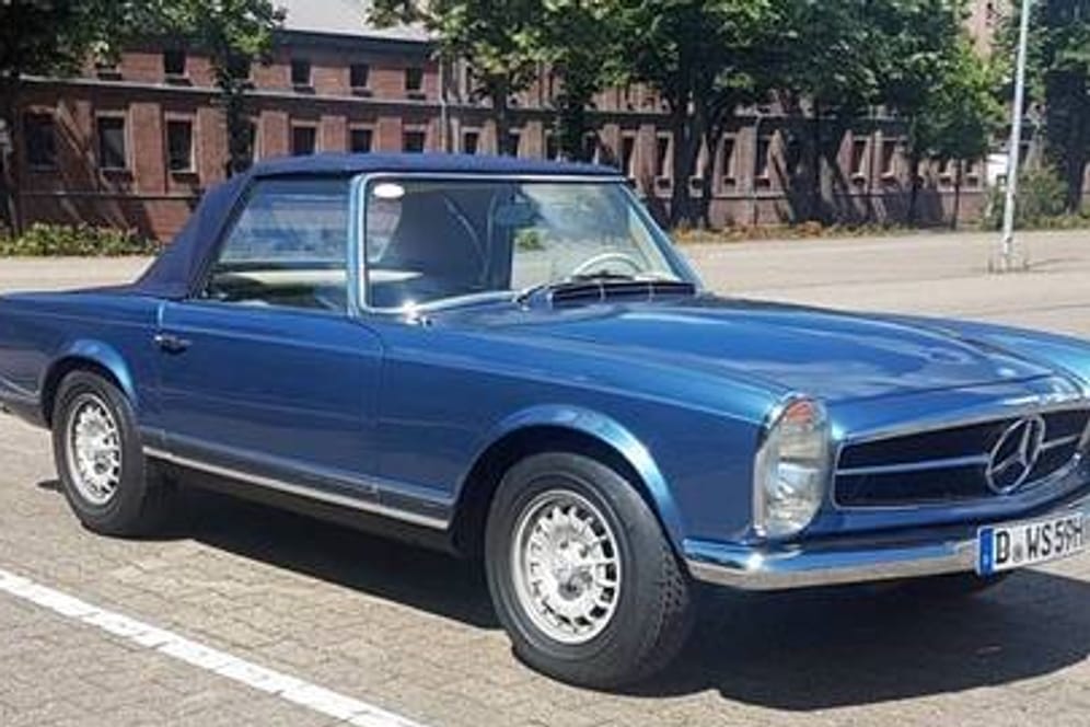 Mercedes 280 SL, Baujahr 1970: Das Auto war im vergangenen September in Düsseldorf gestohlen worden.