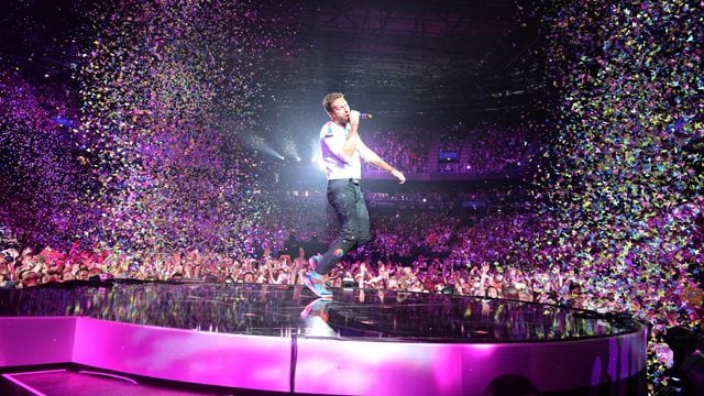 Chris Martin von Coldplay beim ersten Global Citizen Festival in Hamburg 2017.