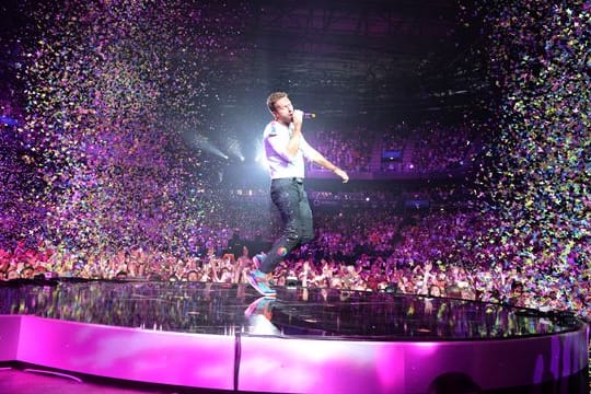 Chris Martin von Coldplay beim ersten Global Citizen Festival in Hamburg 2017.