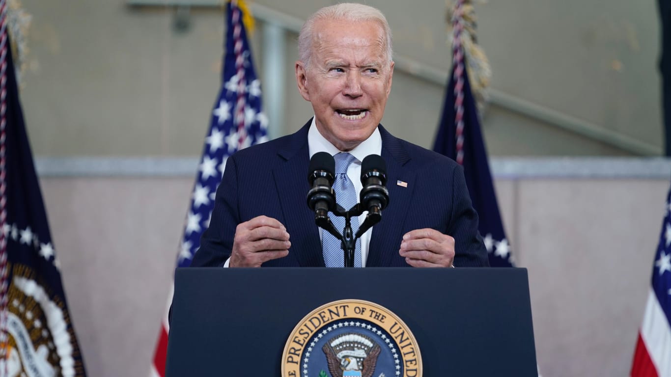 Joe Biden: Im Streit um das Wahlrecht griff er die Republikaner scharf an.