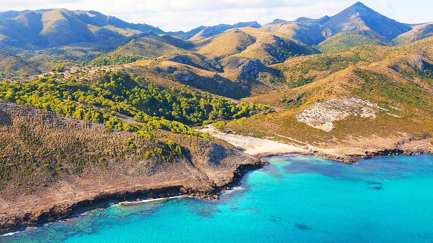 Cala Font Celada: Der Strand im Osten Mallorcas punktet mit feinem weißen Sand.