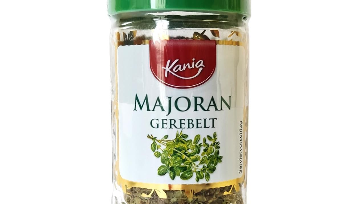 "Kania Majoran gerebelt, 10 g": Dieses Gewürz wird zurückgerufen.