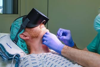 VR-Brille bei Operationen