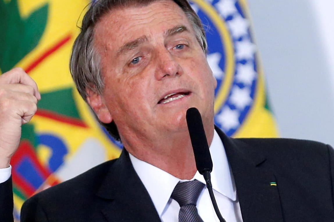 Brasiliens rechtsextremer Präsident Jair Bolsonaro erkrankte voriges Jahr an Covid-19, hatte aber nur leichte Symptome.