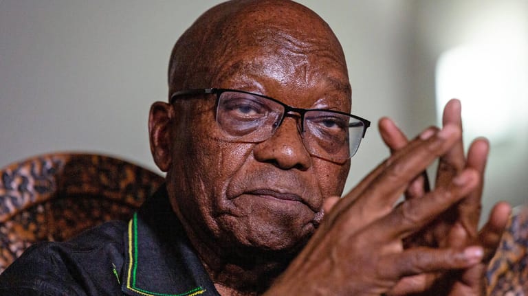 Jacob Zuma: Die Inhaftierung des ehemaligen Präsidenten führte in Südafrika zum Beginn der Proteste.