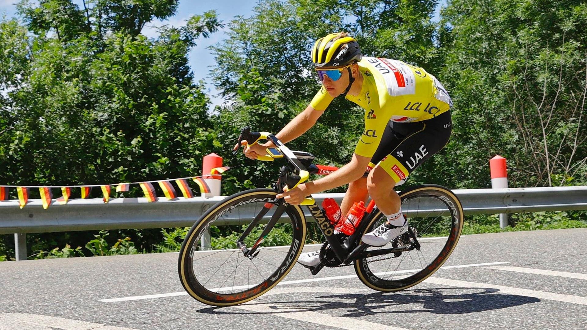 Tadej Pogacar: Der Slowene steht kurz vor seinem zweiten Gesamtsieg bei der Tour de France.