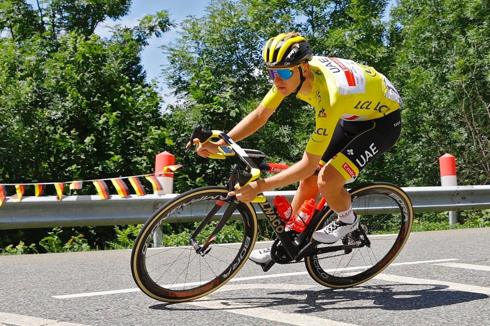 Tadej Pogacar: Der Slowene steht kurz vor seinem zweiten Gesamtsieg bei der Tour de France.