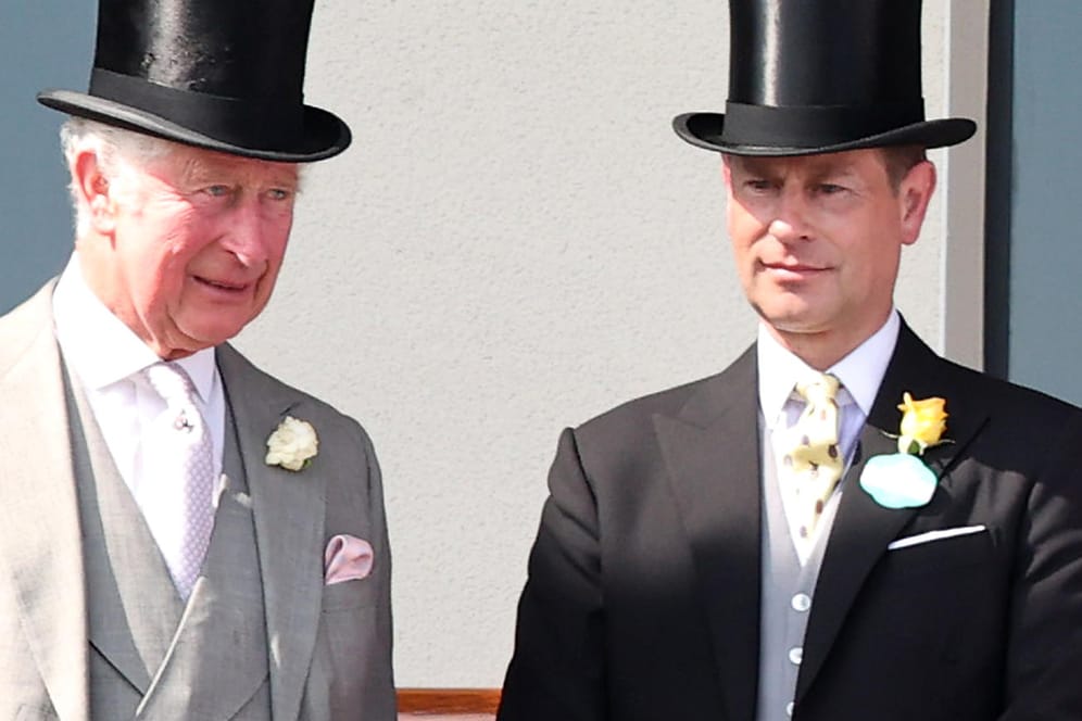 Prinz Charles und Prinz Edward beim Royal Ascot 2021: Der Prince of Wales soll seinem jüngeren Bruder einen Titel verwehren wollen.