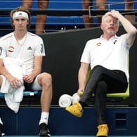 Alexander Zverev und Boris Becker: Der eine ist eine deutsche Tennis-Legende (re.), der andere will möglicherweise eine werden.