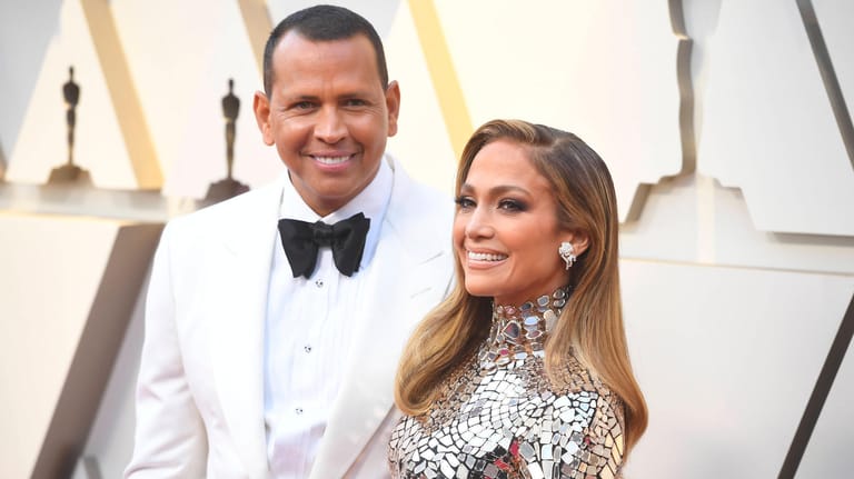 Alex Rodriguez mit seiner Ex-Frau: Superstar Jennifer Lopez.
