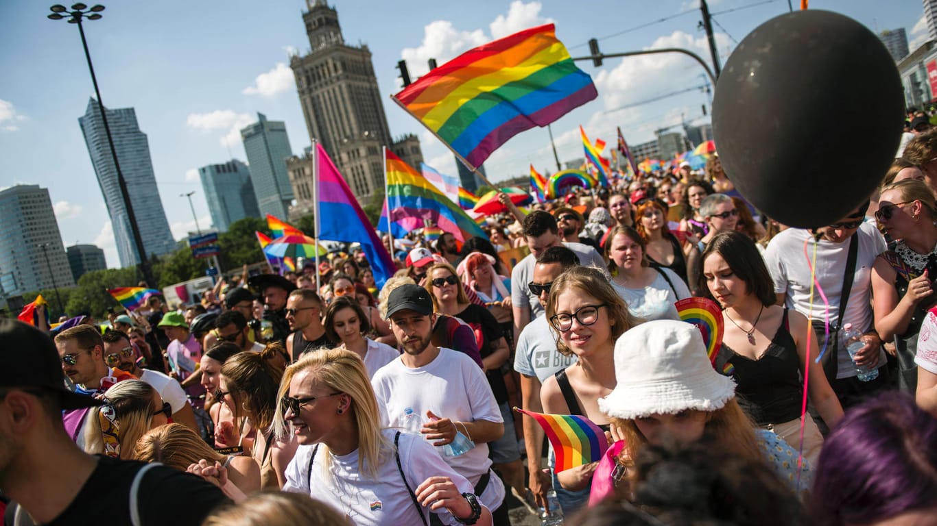 Warschau: In Polen sind LGBT-Rechte eingeschränkt.