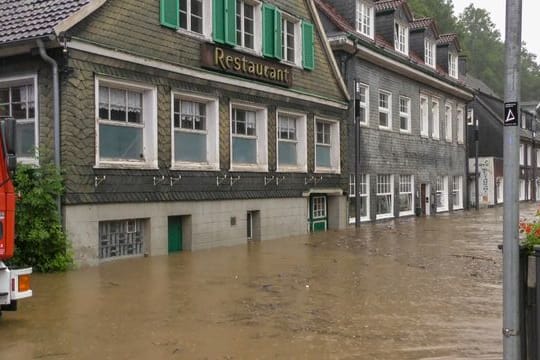 Unwetter in Nordrhein-Westfalen