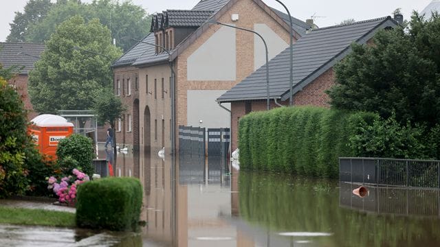 Unwetter in Nordrhein-Westfalen
