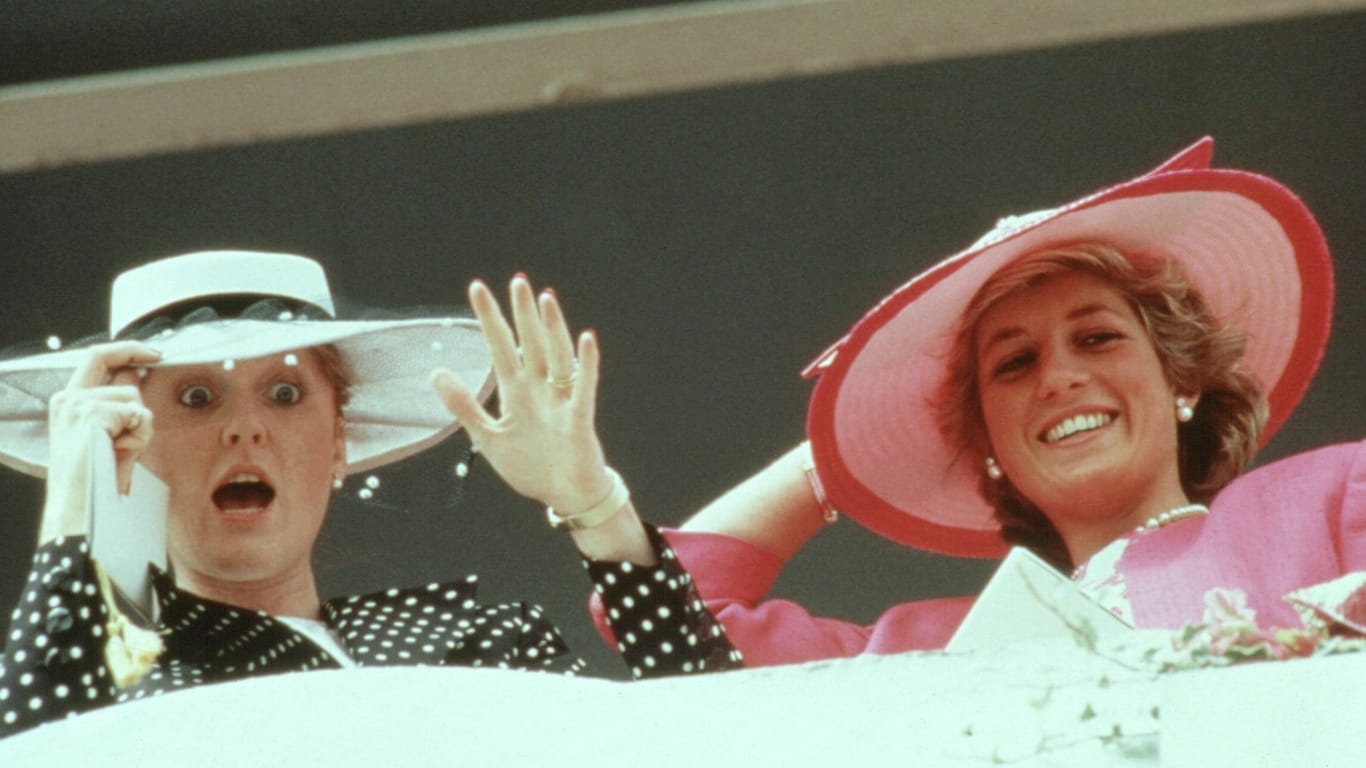 Herzogin Sarah und Lady Diana im Jahr 1987. Die beiden Frauen verbrachten eine schöne Zeit zusammen.