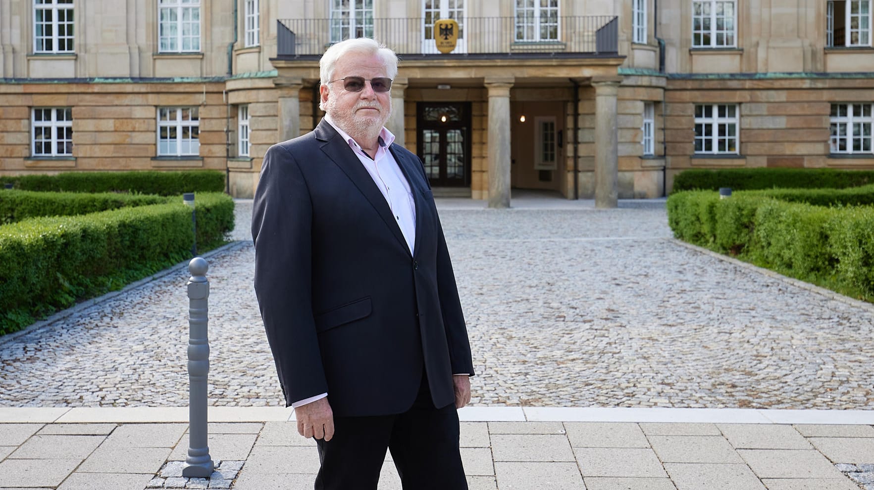 Gert Zimmermann Mitte Mai vor dem Bundesfinanzhof München.