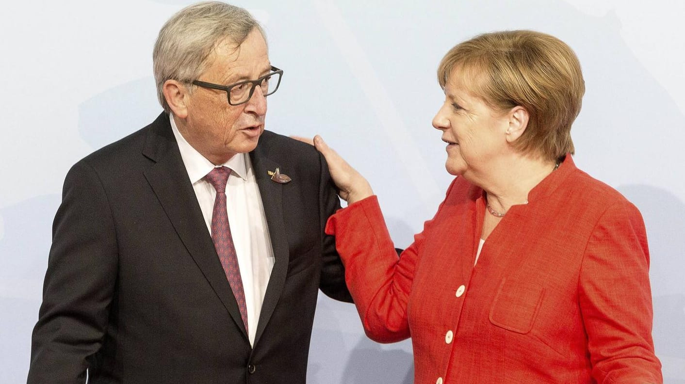 Jean-Claude Juncker und Angela Merkel: Die beiden Politiker kennen sich seit Jahrzehnten.