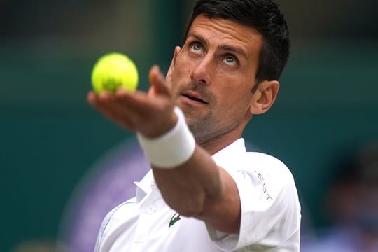 Wird für Serbien an den Olympischen Spielen teilnehmen: Novak Djokovic in Aktion.