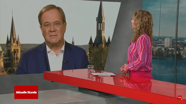 "Aktuelle Stunde" im WDR: Susanne Wieseler interviewte NRW-Ministerpräsident Armin Laschet – und bekam dafür in den sozialen Medien viel Aufmerksamkeit.