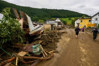 Flutkatastrophe in Deutschland: Organisationen rufen zu Spenden auf.