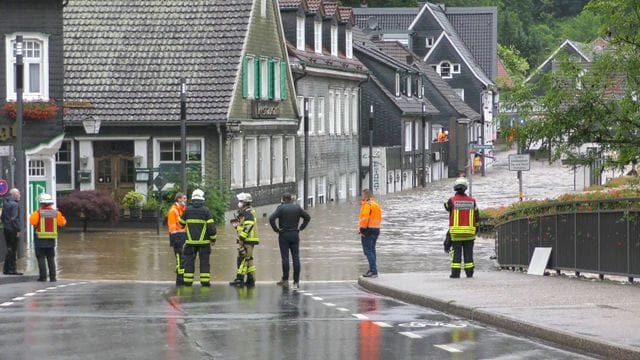 Unwetter in Nordrhein-Westfalen