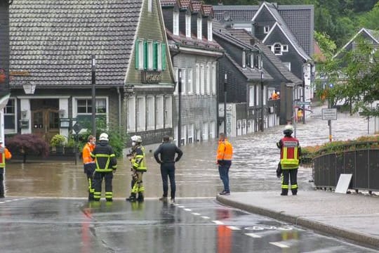 Unwetter in Nordrhein-Westfalen