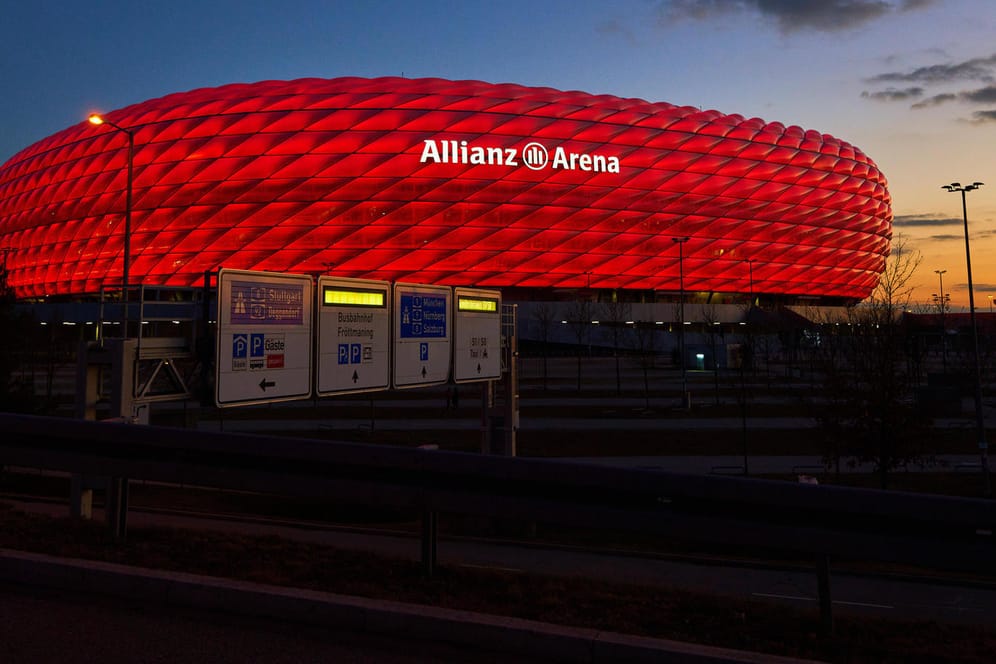 Endspielort 2025: Die Allianz Arena in München.