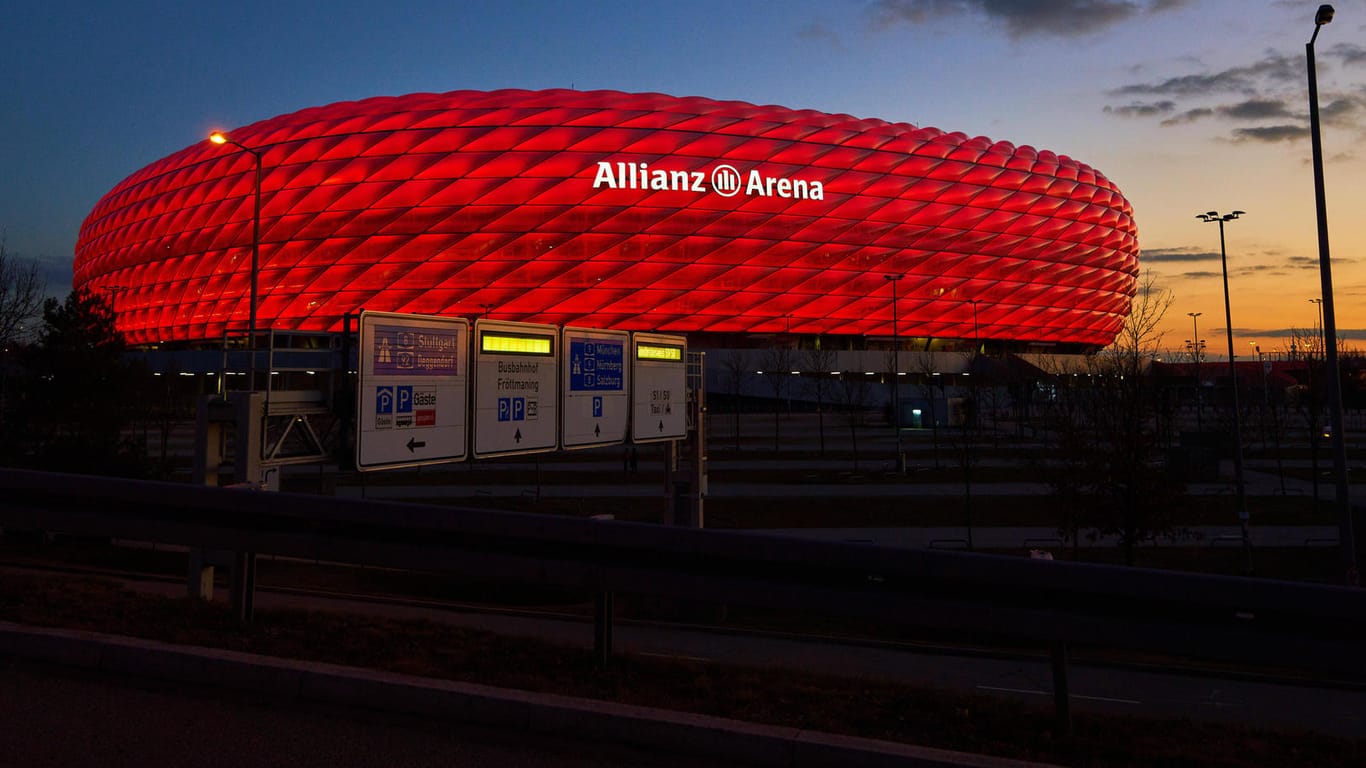 Endspielort 2025: Die Allianz Arena in München.