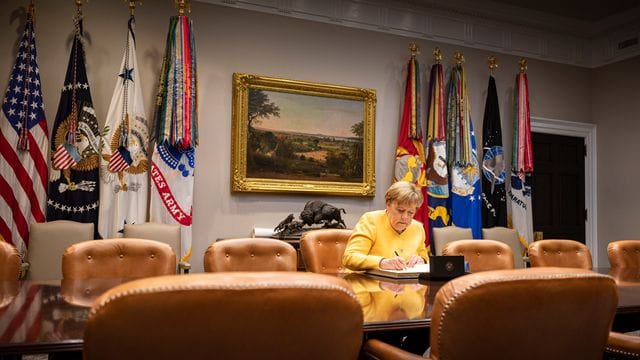 Merkel zu Besuch in den USA Merkel zu Besuch in den USA
