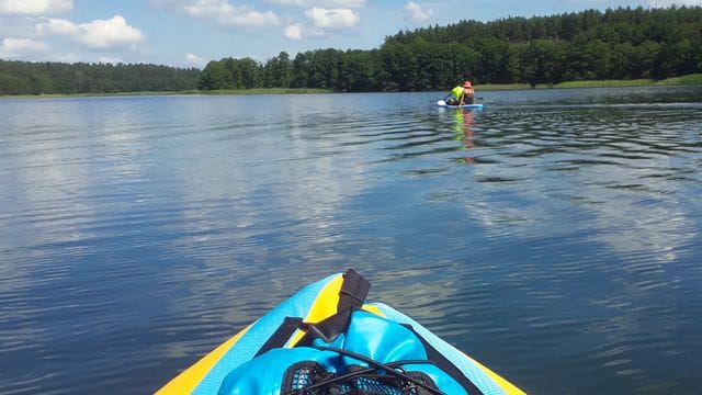 Paddeln auf dem Dranser See